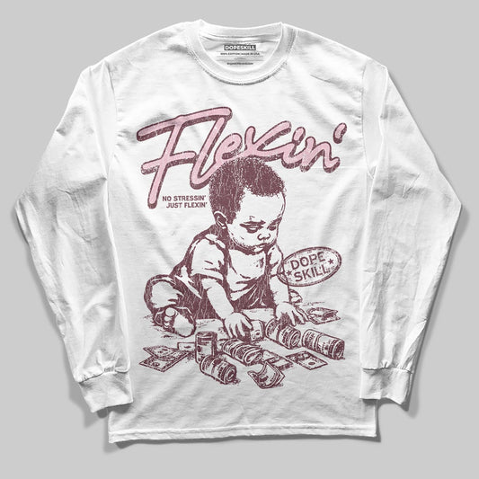 Asics Gel-Cumulus 16 "Port Royal" DopeSkill Long Sleeve T-Shirt Flexin' Graphic Streetwear - White