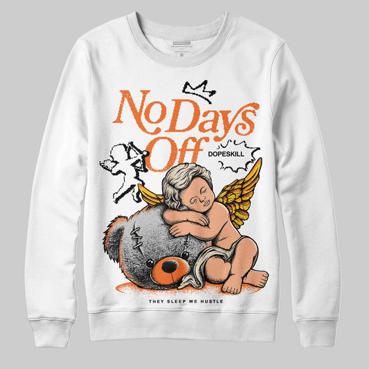Jordan 3 “Starfish” DopeSkill Sweatshirt New No Days Off Graphic Streetwear - White