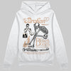 Jordan 4 Retro Cozy Girl DopeSkill Hoodie Sweatshirt Broken Bones Graphic Streetwear - White