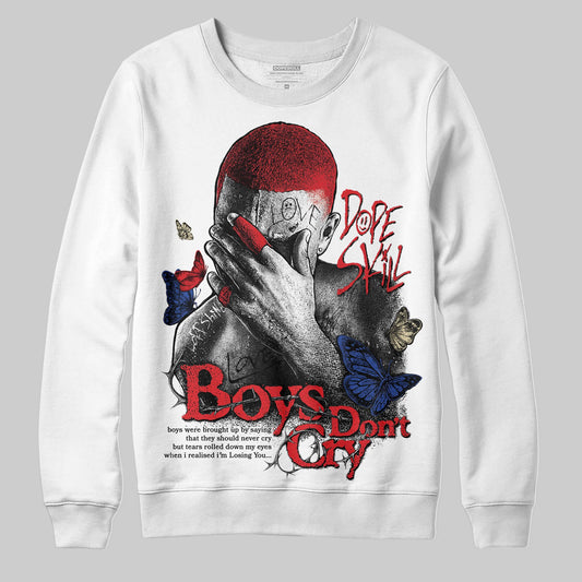 Jordan 3 “Seoul 2.0” DopeSkill Sweatshirt Boys Don't Cry Graphic Streetwear - White