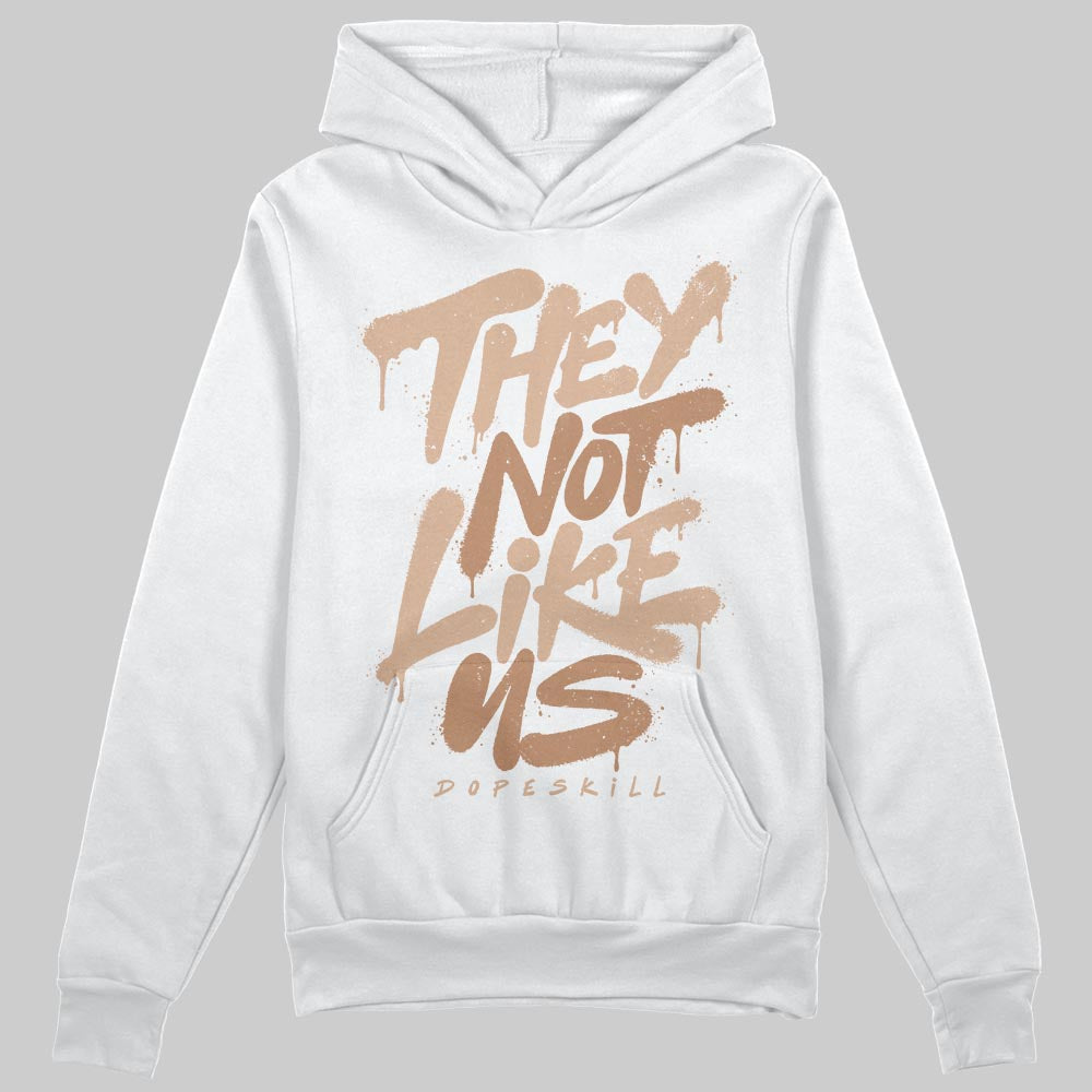 Jordan 4 Retro Cozy Girl DopeSkill Hoodie Sweatshirt They Not Like Us Graphic Streetwear - White
