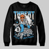 Jordan 1 High OG “UNC” Reimagined DopeSkill Sweatshirt Threat Graphic Streetwear - black