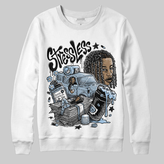 Jordan 40 “Blue Suede” DopeSkill Sweatshirt Stressless Graphic Streetwear - White