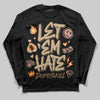 TAN Sneakers DopeSkill Long Sleeve T-Shirt Let 'em Hate Graphic Streetwear - Black