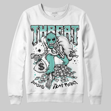 Jordan 11 Low "Igloo" DopeSkill Sweatshirt Threat Graphic Streetwear - White