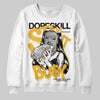 Jordan 5 'Tokyo' DopeSkill Sweatshirt Stay It Busy Graphic Streetwear - White