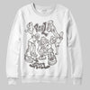 Jordan 4 Retro Cave Stone DopeSkill Sweatshirt Real Y2K Players Graphic Streetwear - White