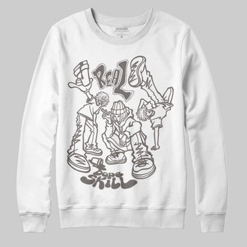Jordan 4 Retro Cave Stone DopeSkill Sweatshirt Real Y2K Players Graphic Streetwear - White
