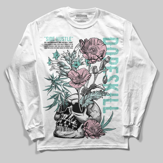Jordan 11 Low "Igloo" DopeSkill Long Sleeve T-Shirt Side Hustle Graphic Streetwear - White
