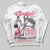 Jordan 5 Low “Peanut Butter Jelly” DopeSkill Long Sleeve T-Shirt Broken Bones Graphic Streetwear - White