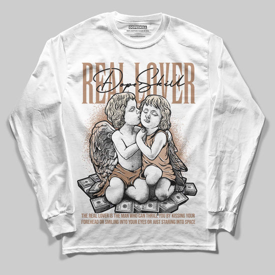 Jordan 4 Retro Cozy Girl DopeSkill Long Sleeve T-Shirt Real Lover Graphic Streetwear - White