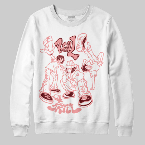 Jordan 3 Retro Valentine's Day Treat Yourself (2025) DopeSkill Sweatshirt Real Y2K Players Graphic Streetwear - White