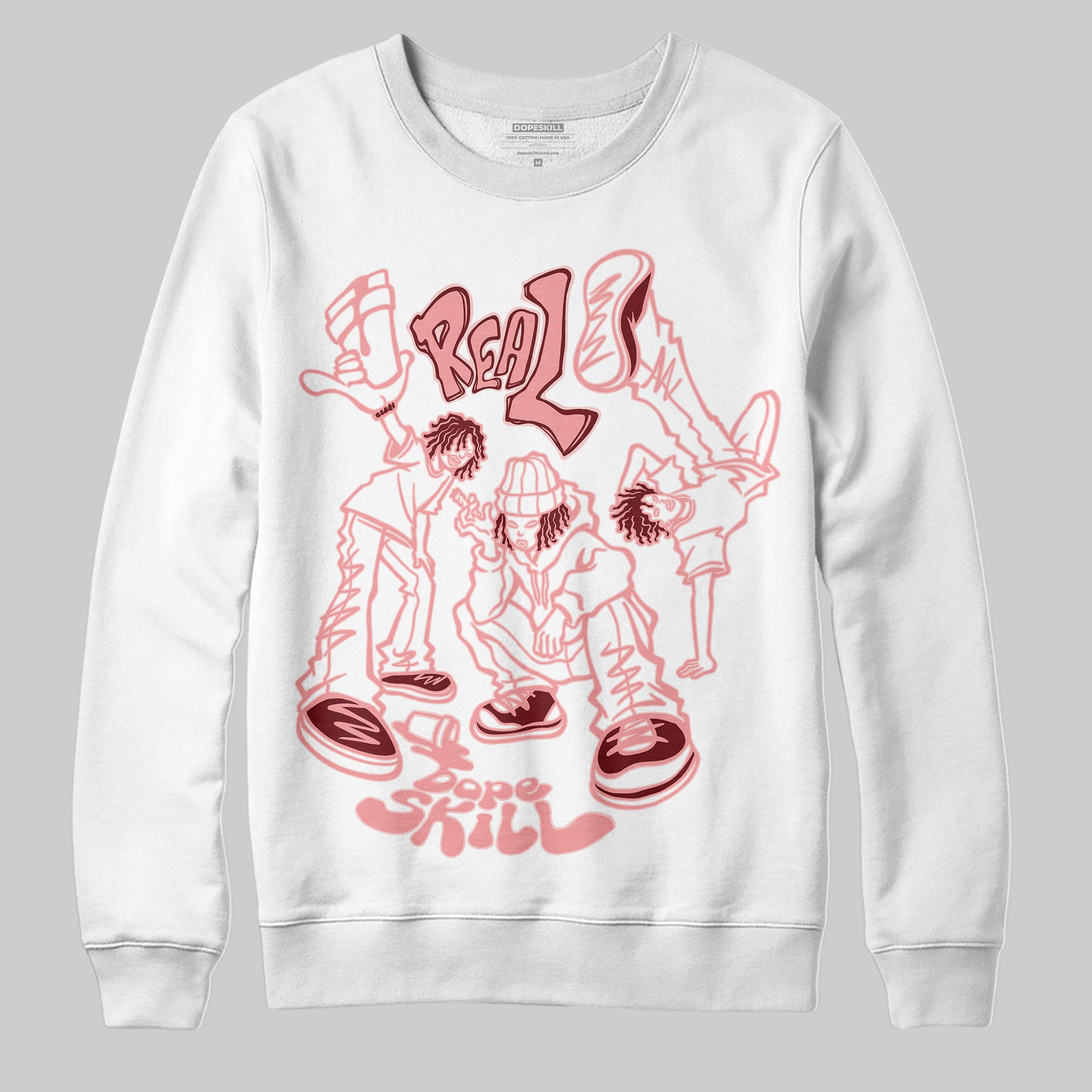 Jordan 3 Retro Valentine's Day Treat Yourself (2025) DopeSkill Sweatshirt Real Y2K Players Graphic Streetwear - White
