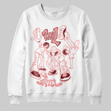 Jordan 3 Retro Valentine's Day Treat Yourself (2025) DopeSkill Sweatshirt Real Y2K Players Graphic Streetwear - White