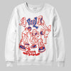Jordan 3 “Seoul 2.0” DopeSkill Sweatshirt Real Y2K Players Graphic Streetwear - White