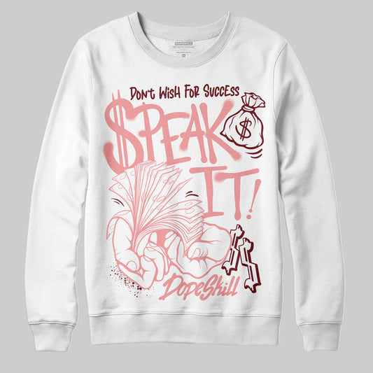 Jordan 3 Retro Valentine's Day Treat Yourself (2025) DopeSkill Sweatshirt Speak It Graphic Streetwear - White