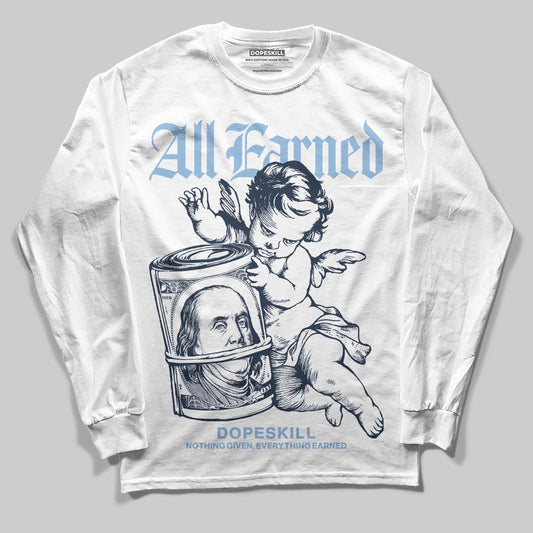 Asics Gel-Cumulus 16 Wash/Independence Blue DopeSkill Long Sleeve T-Shirt All Earned Graphic Streetwear - White