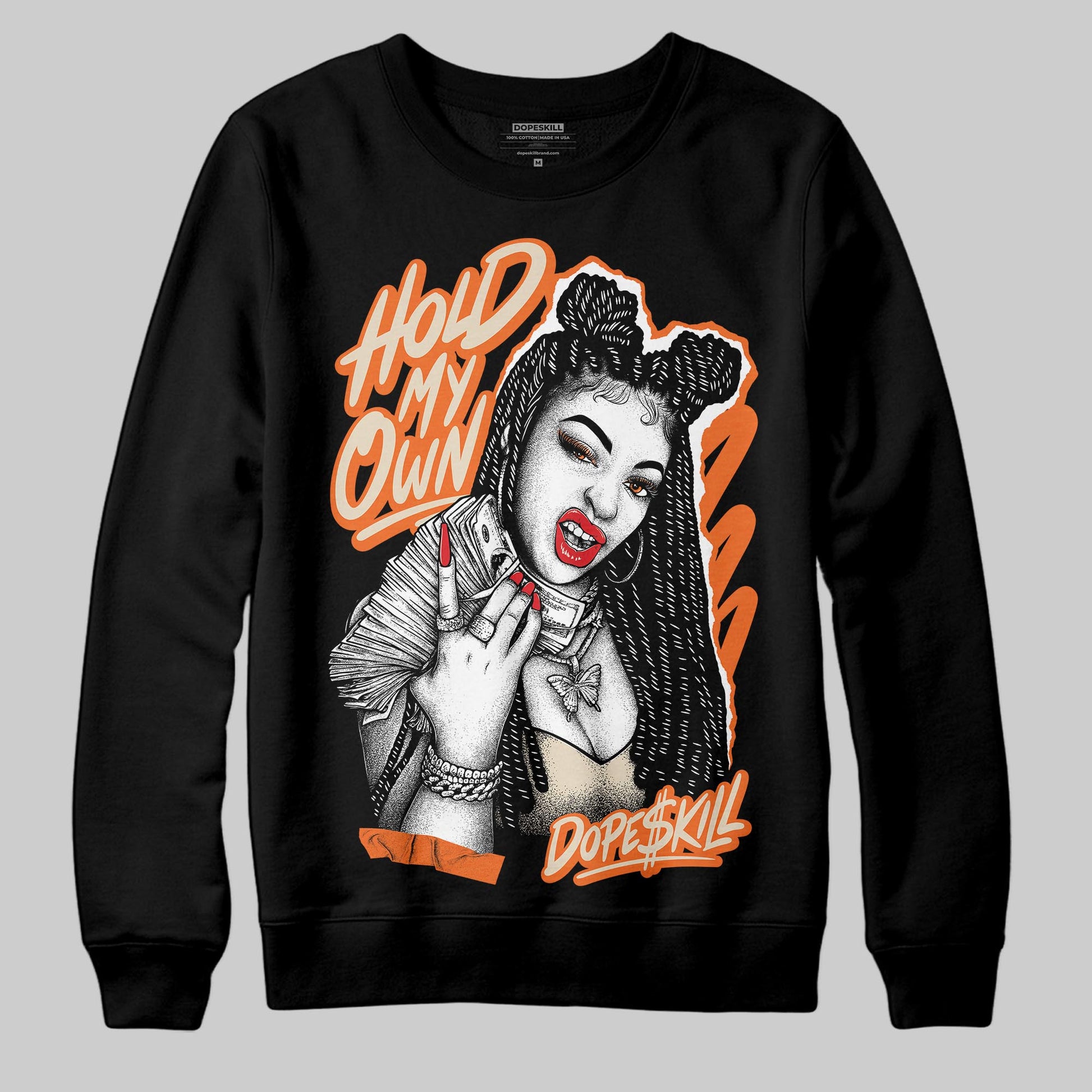 Jordan 3 “Starfish” DopeSkill Sweatshirt New H.M.O Graphic Streetwear - Black