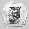Grey Sneakers DopeSkill Long Sleeve T-Shirt Jealousy Graphic Streetwear - White