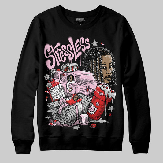 Awake NY x Air Jordan 5 Arctic Pink DopeSkill Sweatshirt Stressless Graphic Streetwear - Black