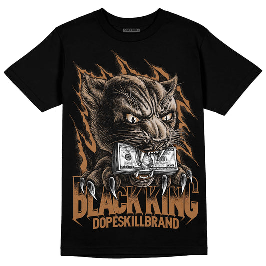 Jordan 3 Retro Palomino DopeSkill T-Shirt Black King Graphic Streetwear - Black
