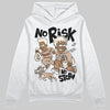 Jordan 4 Retro Cozy Girl DopeSkill Hoodie Sweatshirt No Risk No Story Graphic Streetwear - White