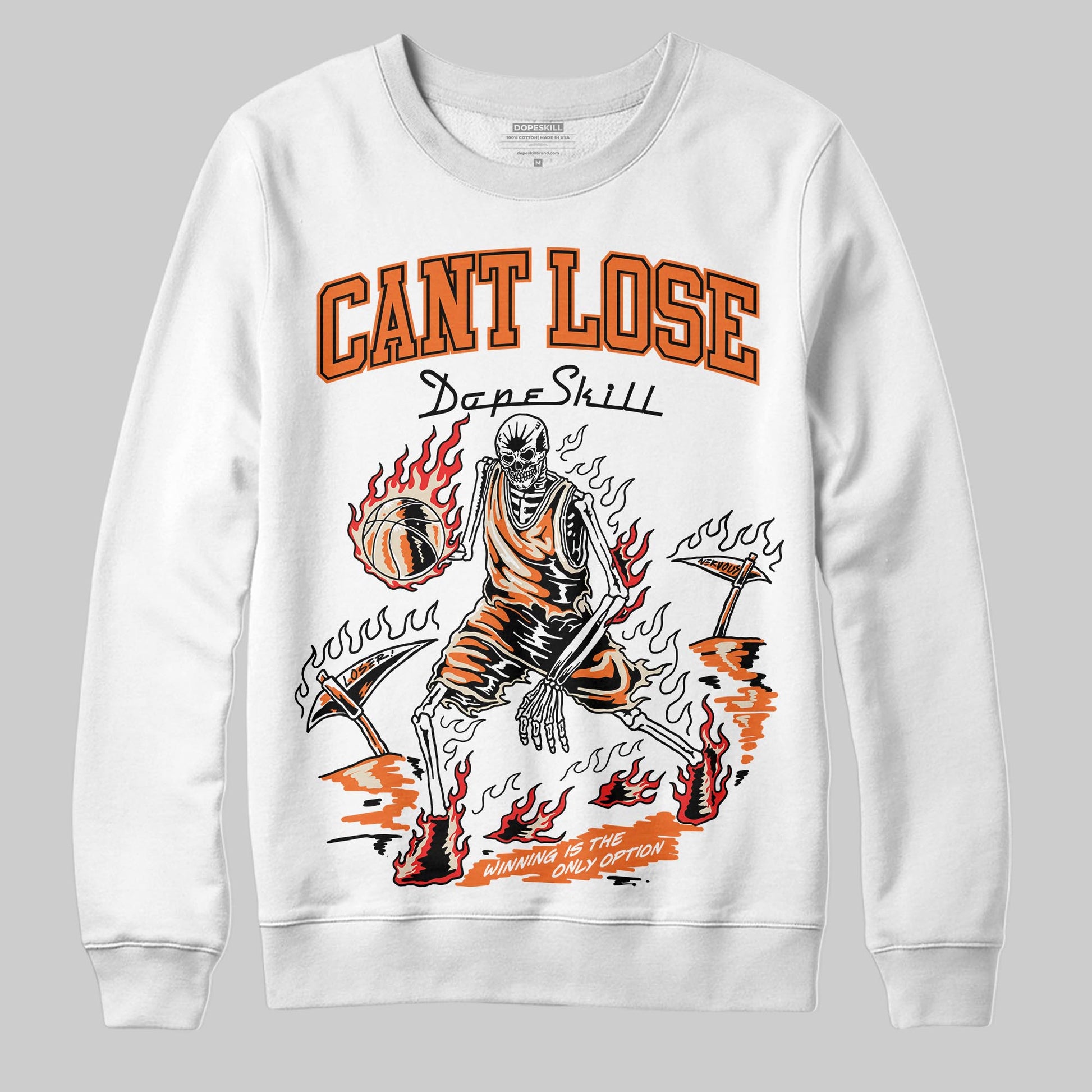 Jordan 3 “Starfish” DopeSkill Sweatshirt Cant Lose Graphic Streetwear - White