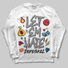 Grey Sneakers DopeSkill Long Sleeve T-Shirt Let 'em Hate Graphic Streetwear - White