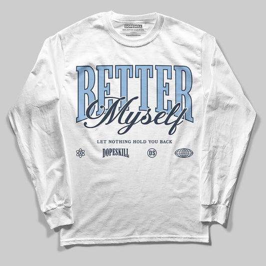 Asics Gel-Cumulus 16 Wash/Independence Blue DopeSkill Long Sleeve T-Shirt Better Myself Graphic Streetwear - White