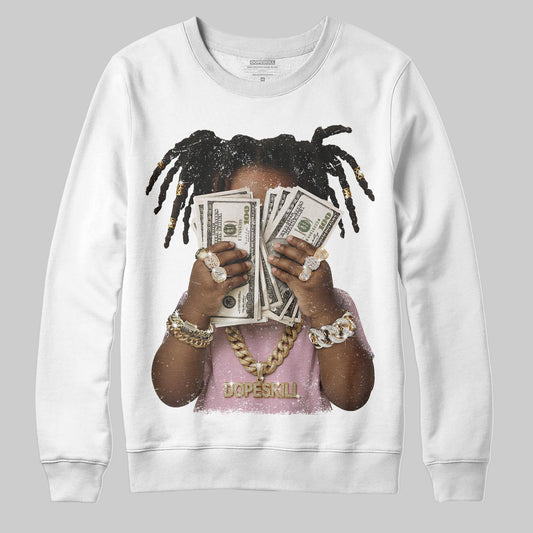 Jordan 5 OG “35th Anniversary” DopeSkill Sweatshirt Rich Youth Graphic Streetwear - White