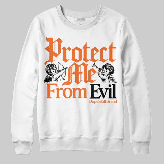 Jordan 3 “Starfish” DopeSkill Sweatshirt Protect Me From Evil Graphic Streetwear - White