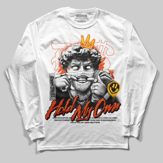 MSCHF Super Normal 2 Orange Milk DopeSkill Long Sleeve T-Shirt In My Way Graphic Streetwear - White