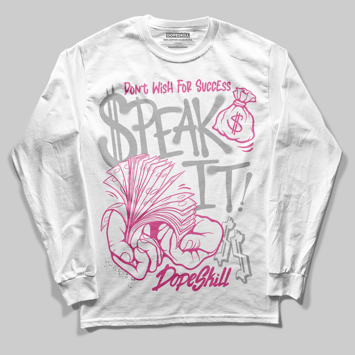 Asics Gel-Kayano 14 ‘Cream Sweet Pink’ DopeSkill Long Sleeve T-Shirt Speak ItGraphic Streetwear - White