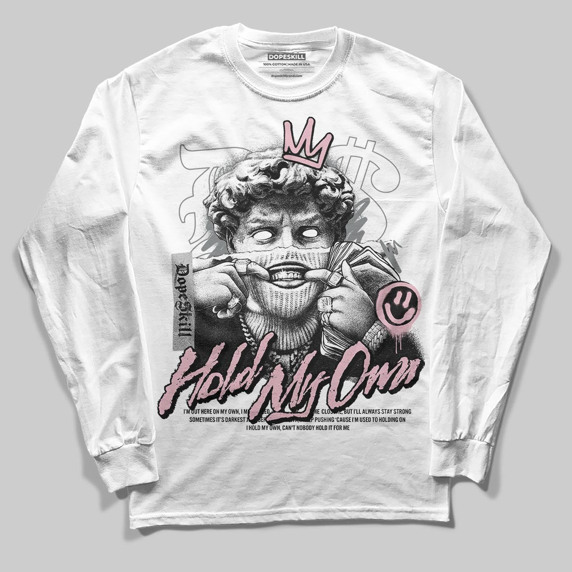 Air Max 95 OG “Pink Foam” DopeSkill Long Sleeve T-Shirt In My Way Graphic Streetwear - White