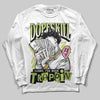 Chase B x Travis Scott x Jordan Jumpman Jack DopeSkill Long Sleeve T-Shirt Sorry I've Been Trappin Graphic Streetwear - White