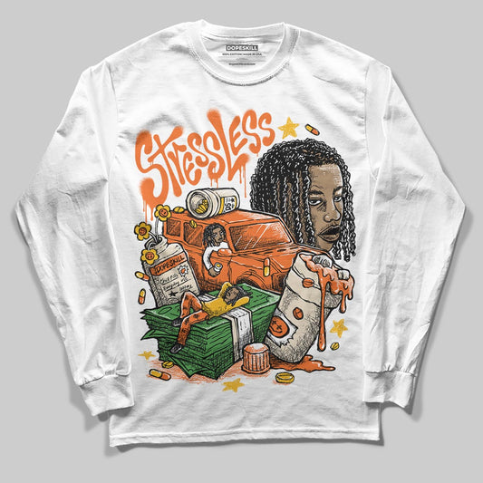 Jordan 3 “Starfish” DopeSkill Long Sleeve T-Shirt Stressless Graphic Streetwear - White