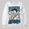 Jordan 1 High OG “UNC” Reimagined DopeSkill Sweatshirt Sorry I've Been Trappin Graphic Streetwear - White