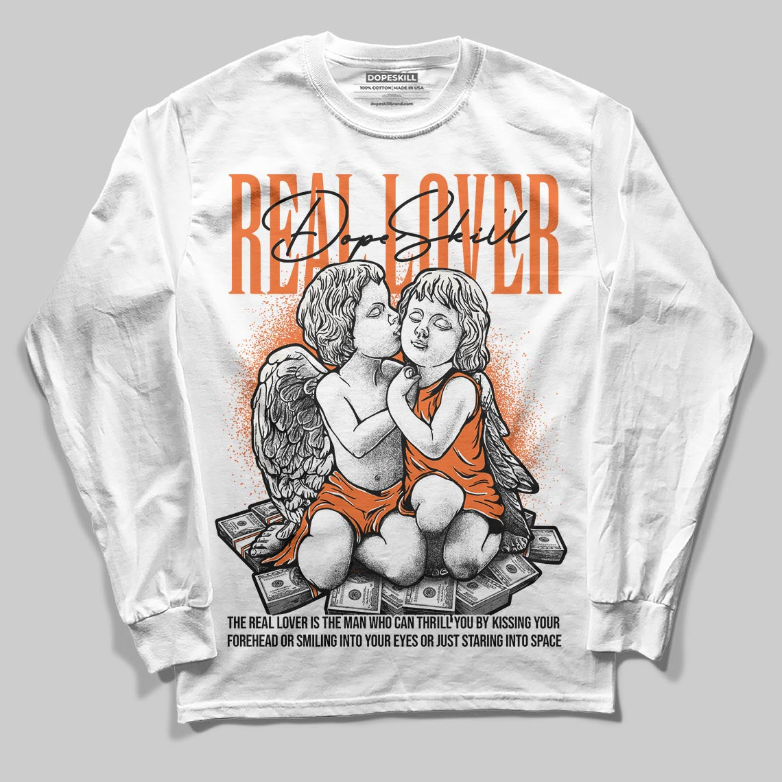 Jordan 1 Retro High OG Shattered Backboard (2025) DopeSkill Long Sleeve T-Shirt Real Lover Graphic Streetwear - White