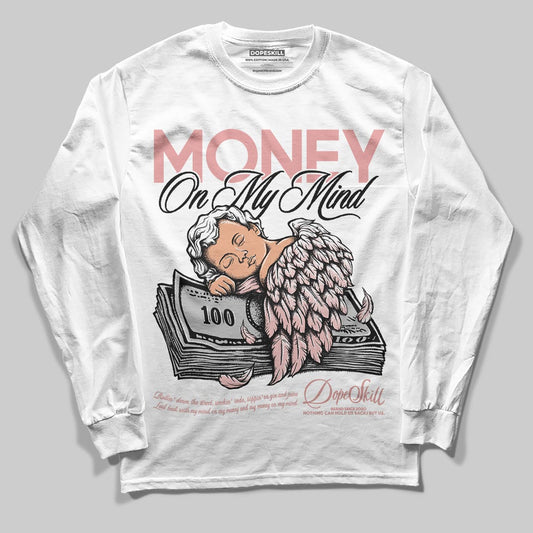 Jordan 40 “Dusty Rose” DopeSkill Long Sleeve T-Shirt MOMM Graphic Streetwear - White