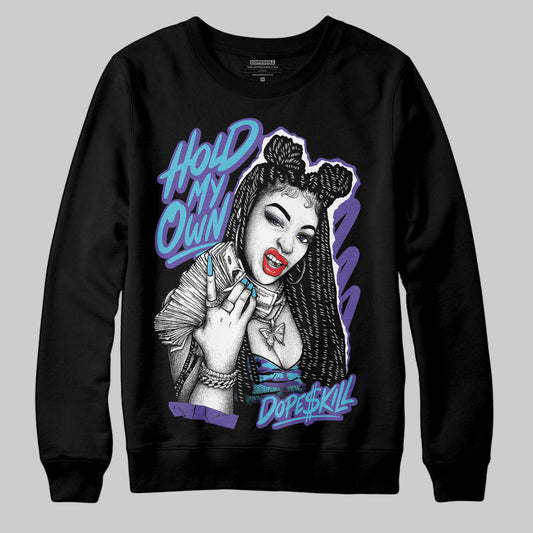 Jordan 8 Retro 'Aqua' 2025 DopeSkill Sweatshirt New H.M.O Graphic Streetwear - Black