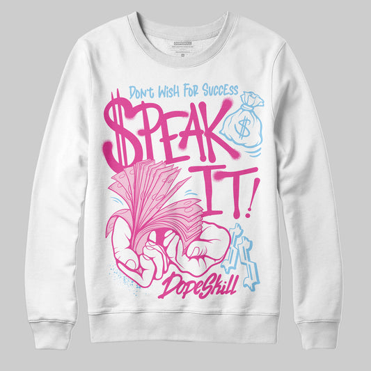Jordan 6 “Doernbecher” DopeSkill Sweatshirt Speak It Graphic Streetwear - White