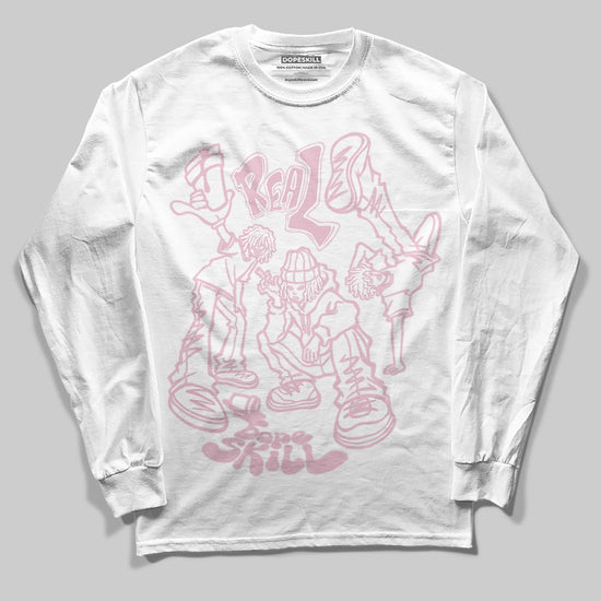 Jordan 5 OG “35th Anniversary” DopeSkill Long Sleeve T-Shirt Real Y2K Players Graphic Streetwear - White