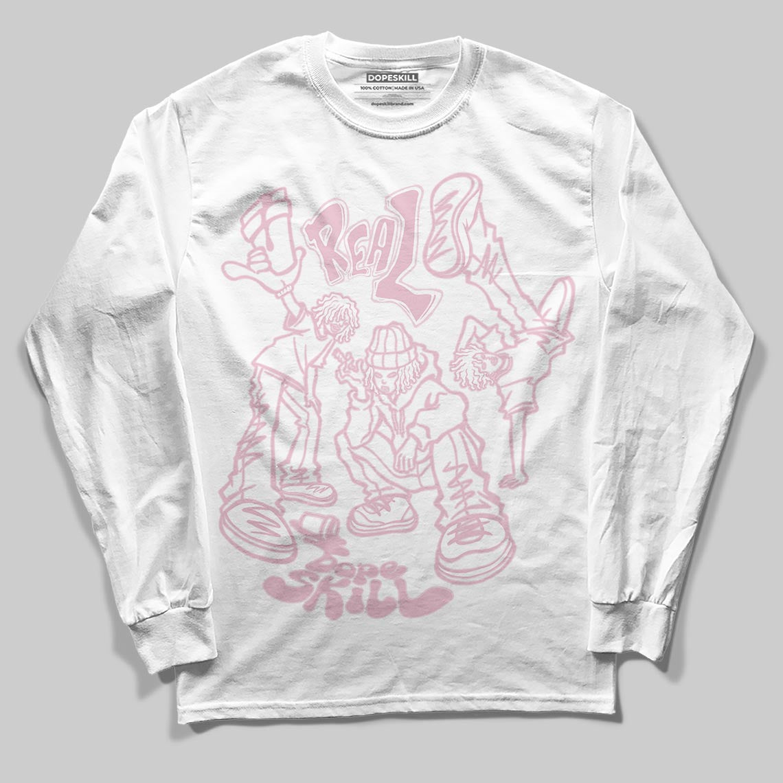 Jordan 5 OG “35th Anniversary” DopeSkill Long Sleeve T-Shirt Real Y2K Players Graphic Streetwear - White