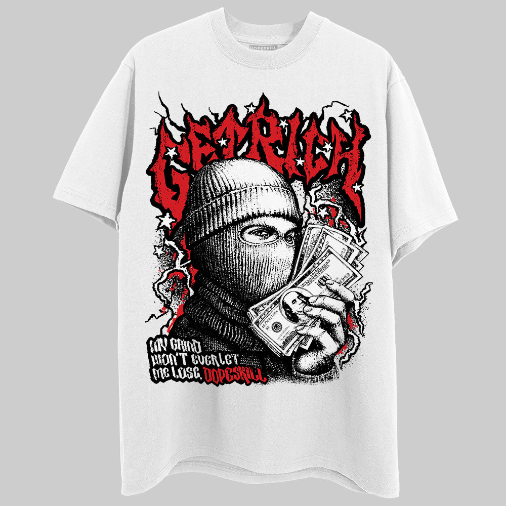 Black and White Sneakers DopeSkill T-Shirt Wealthy Graphic Streetwear - White