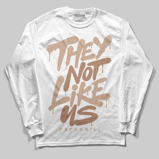 Jordan 4 Retro Cozy Girl DopeSkill Long Sleeve T-Shirt They Not Like Us Graphic Streetwear - White