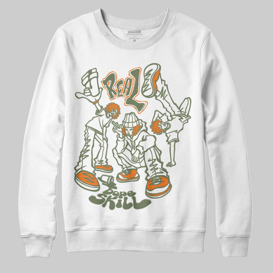 Jordan 4 Retro OG SP Undefeated (2025) DopeSkill Sweatshirt Real Y2K Players Graphic Streetwear - White