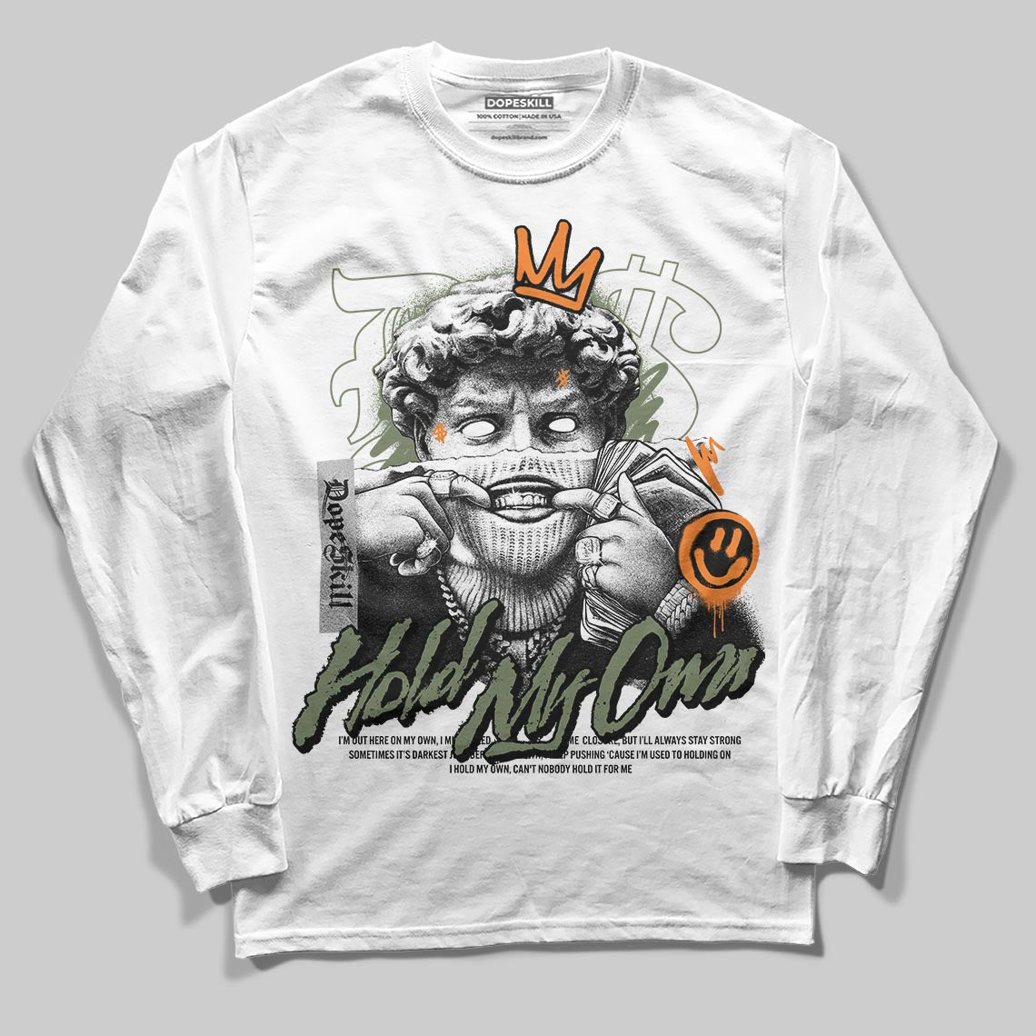 Jordan 4 Retro OG SP Undefeated (2025) DopeSkill Long Sleeve T-Shirt In My Way Graphic Streetwear - White