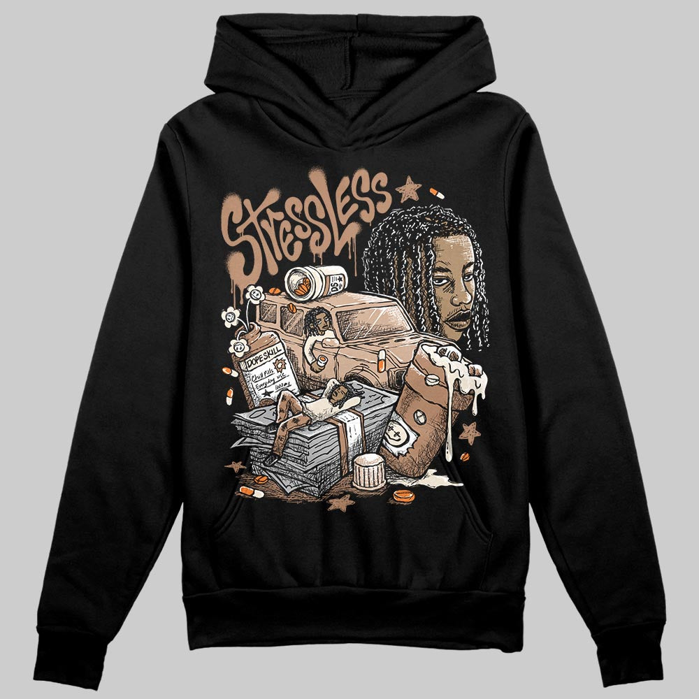 Jordan 4 Retro Cozy Girl DopeSkill Hoodie Sweatshirt Stressless Graphic Streetwear - Black