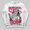 Jordan 5 Low “Peanut Butter Jelly” DopeSkill Long Sleeve T-Shirt Stay It Busy Graphic Streetwear - White