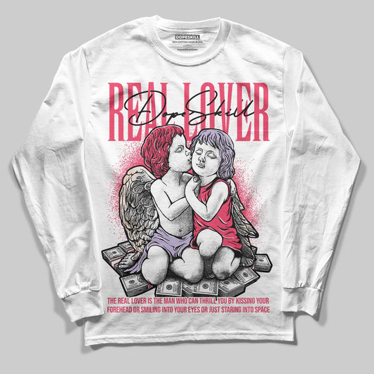 Jordan 5 Low “Peanut Butter Jelly” DopeSkill Long Sleeve T-Shirt Real Lover Graphic Streetwear - White